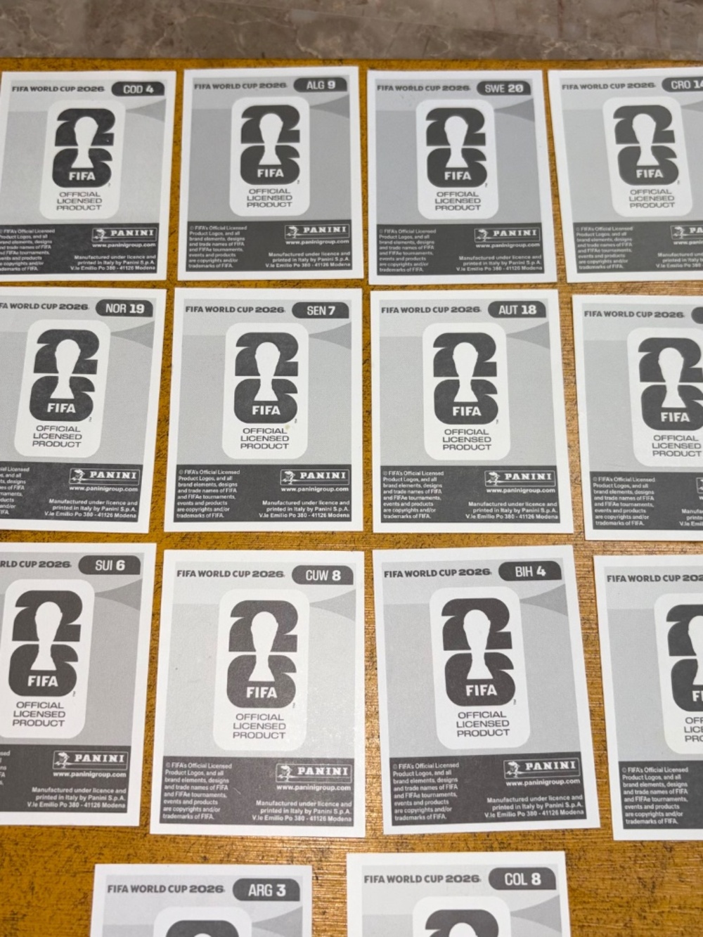 New Bundle of Authentic 38 Fifa Panini World Cup 2026 Stickers No Duplicates - Picture 14 of 16